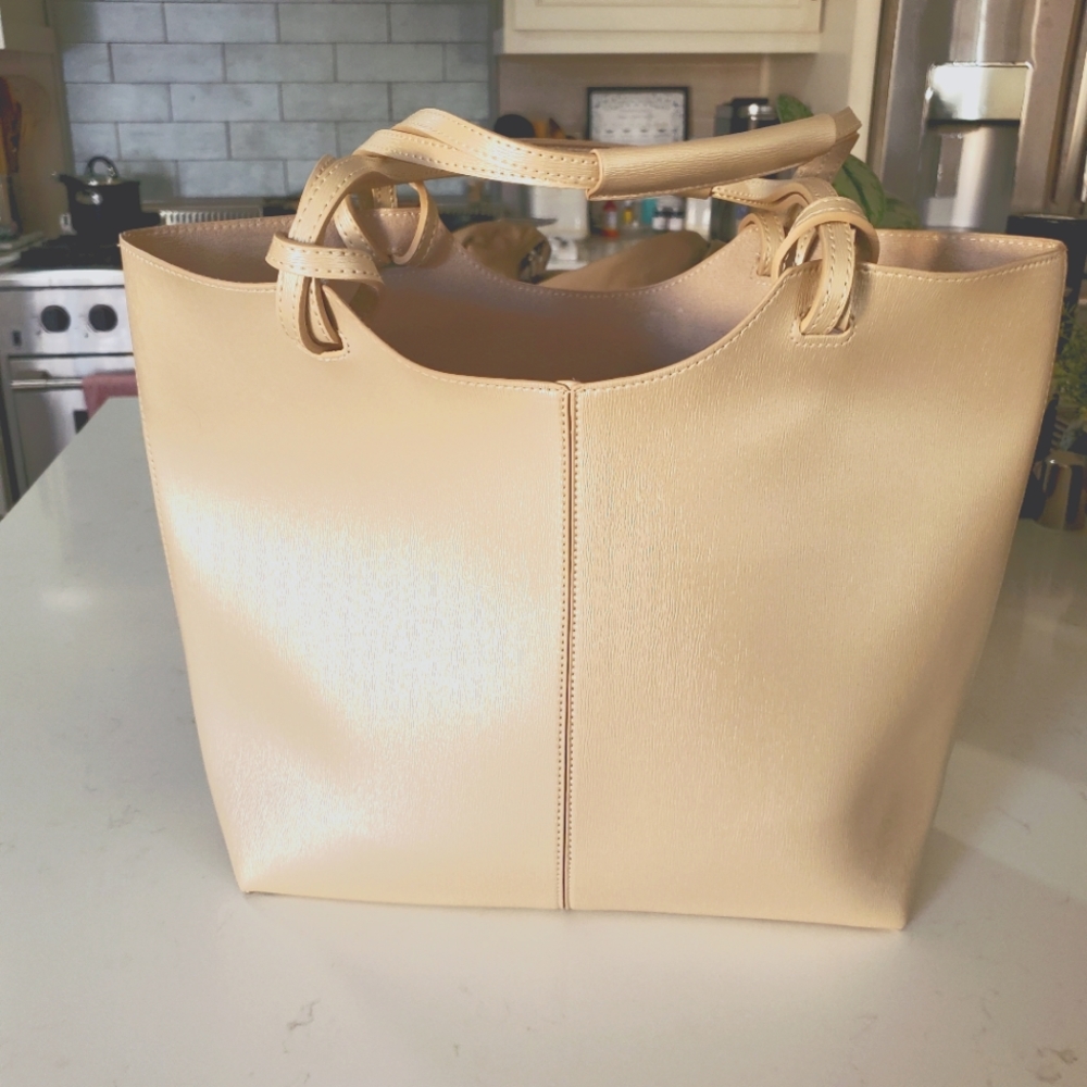 Suede Lined Neiman Marcus Tote Bag